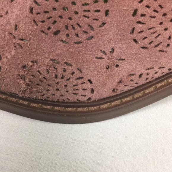 Coach Bowery Festival Boho Western Chelsea Suede Casual Slip On Ankle Bootie 5.5 - Picture 11 of 15